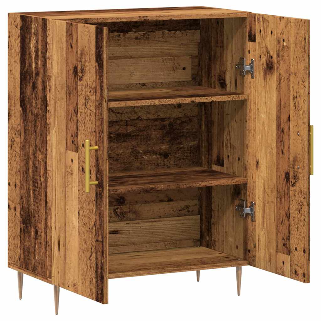 Komoda boja starog drva 69,5x34x90 cm konstruiranog drva