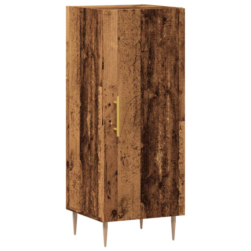 Komoda boja staro drvo 34,5 x 34 x 90 cm od konstruiranog drva