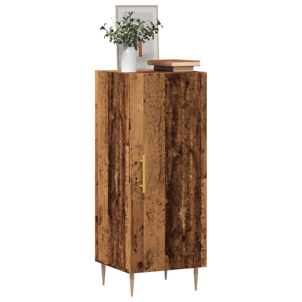 Komoda boja staro drvo 34,5 x 34 x 90 cm od konstruiranog drva