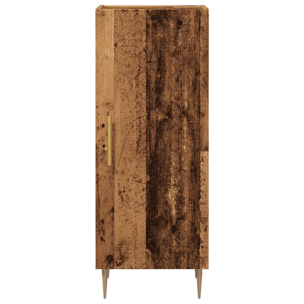 Komoda boja staro drvo 34,5 x 34 x 90 cm od konstruiranog drva