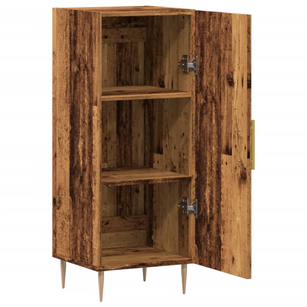 Komoda boja staro drvo 34,5 x 34 x 90 cm od konstruiranog drva