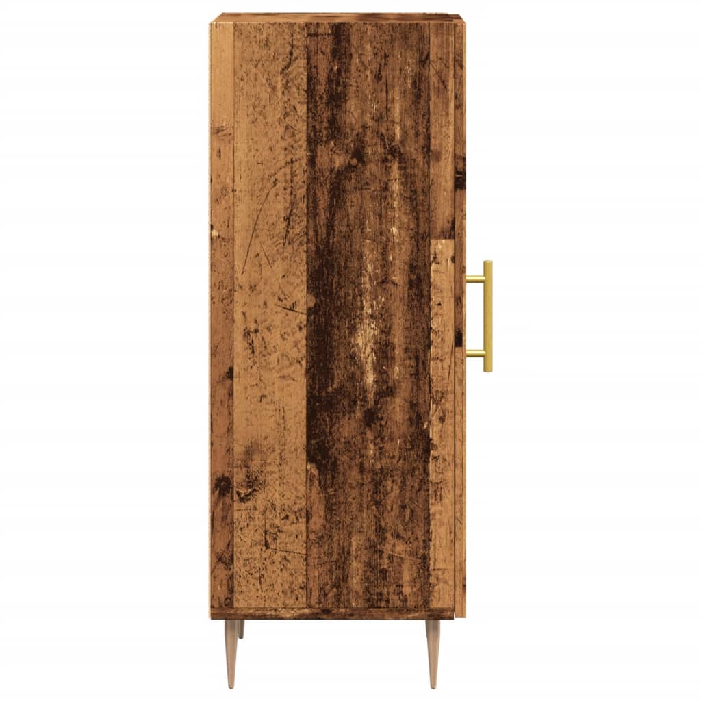 Komoda boja staro drvo 34,5 x 34 x 90 cm od konstruiranog drva