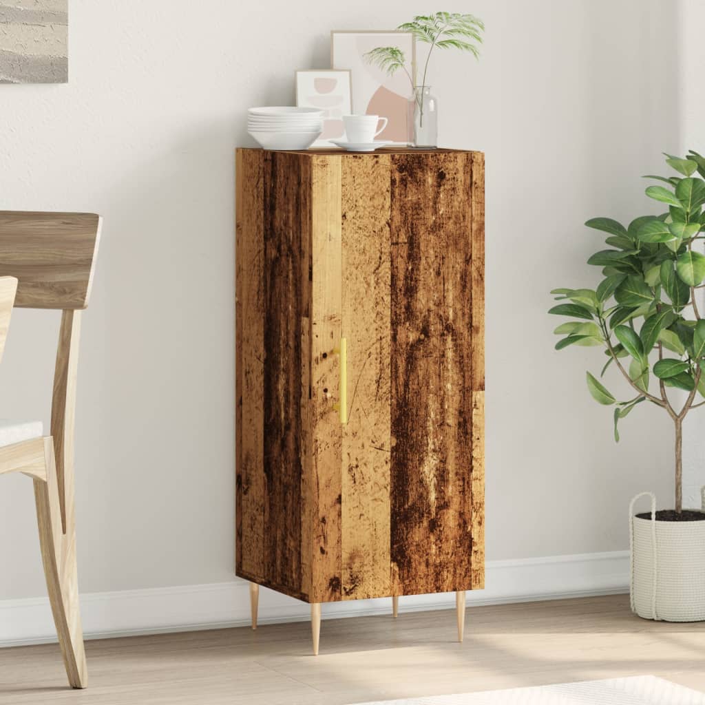 Komoda boja staro drvo 34,5 x 34 x 90 cm od konstruiranog drva