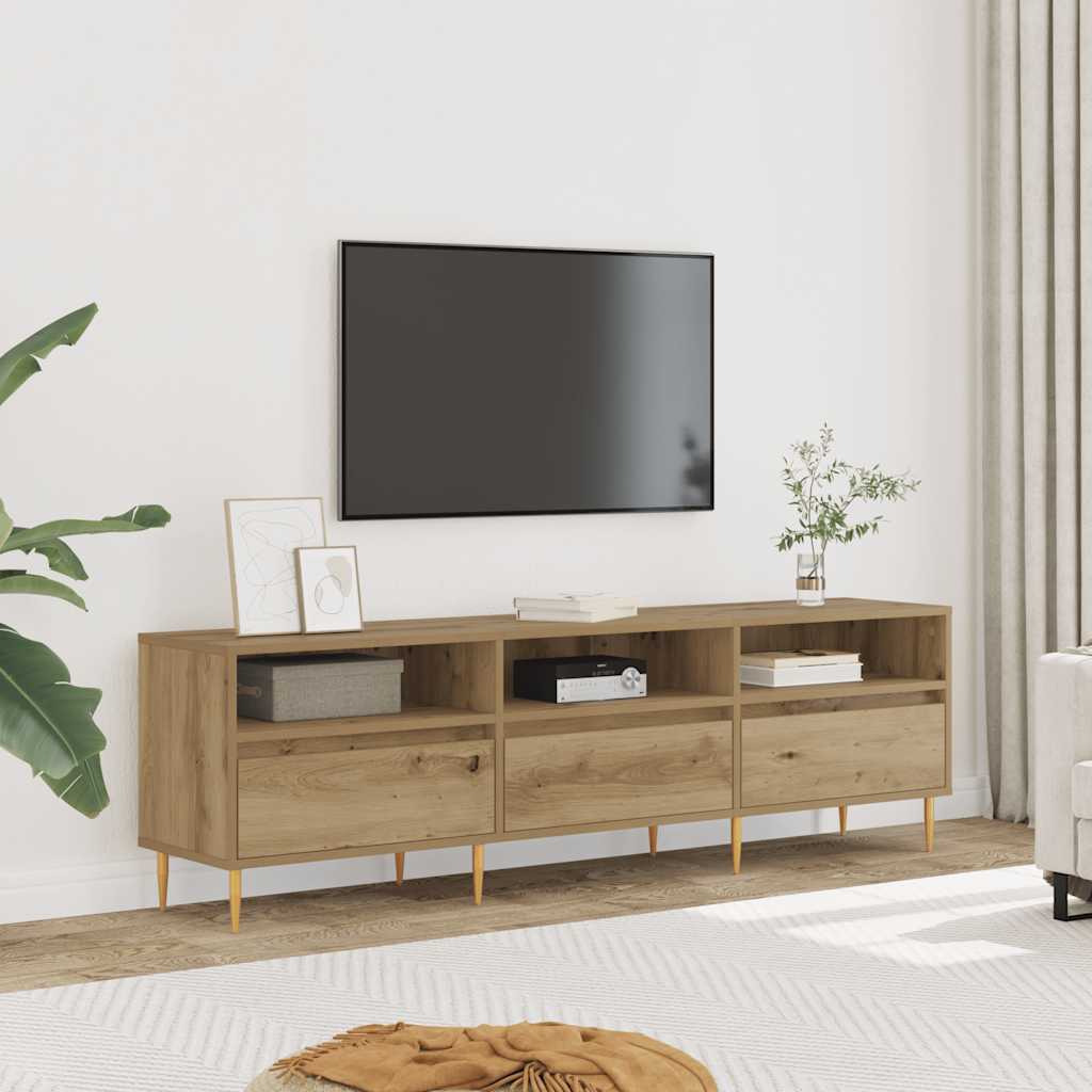 TV ormarić Artisan hrast 150x30x44,5 cm izrađeno drvo