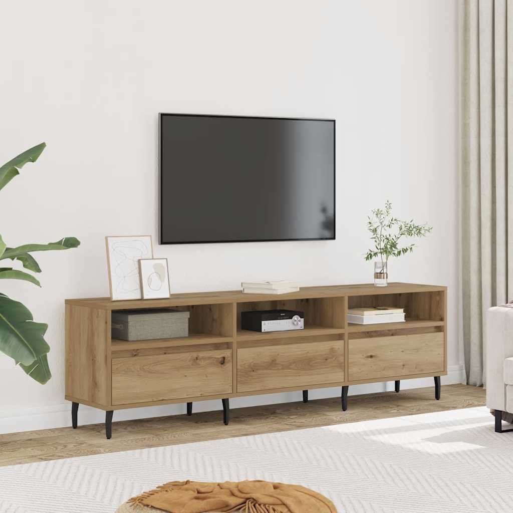 TV ormarić Artisan hrast 150x30x44,5 cm izrađeno drvo