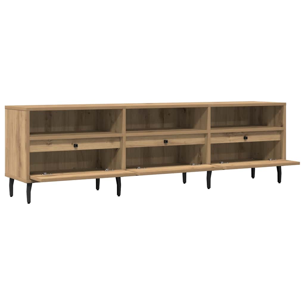 TV ormarić Artisan hrast 150x30x44,5 cm izrađeno drvo