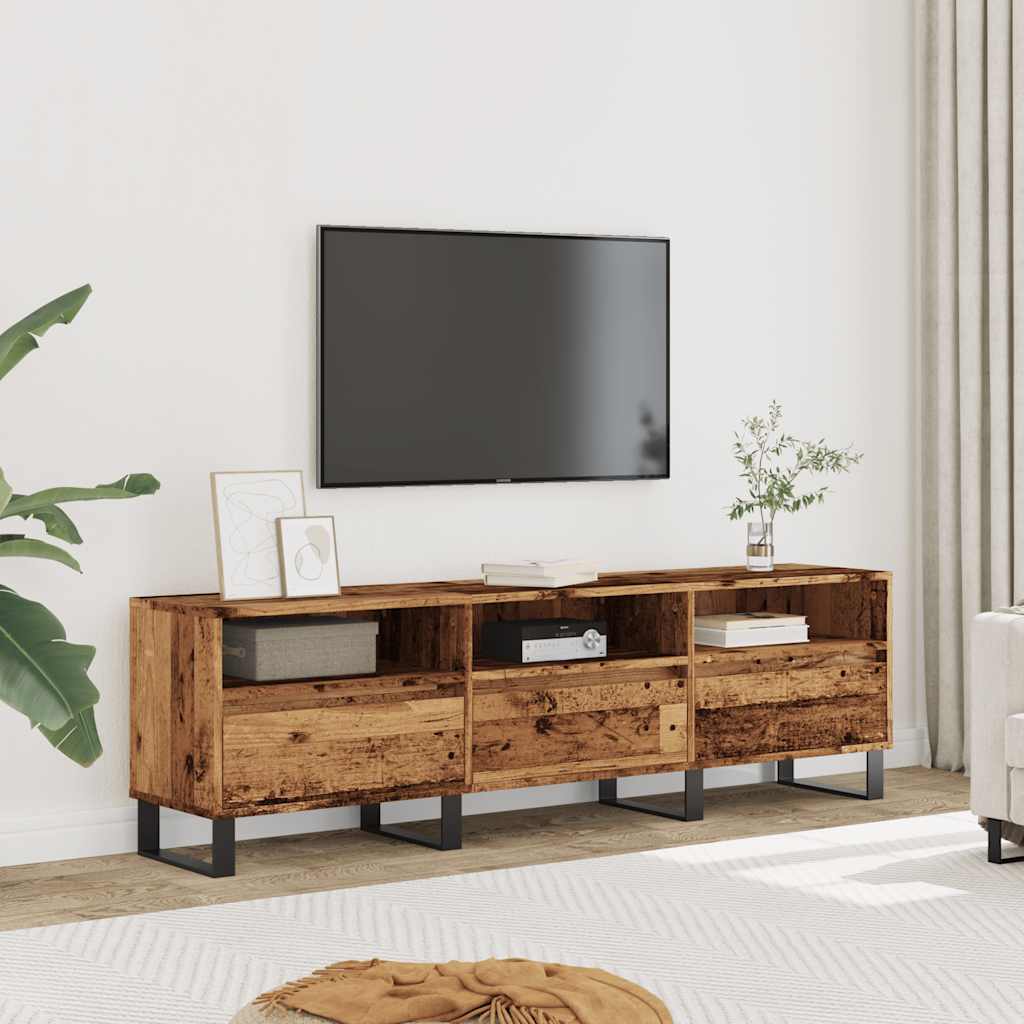 TV ormarić staro drvo 150x30x44,5 cm konstruirano drvo