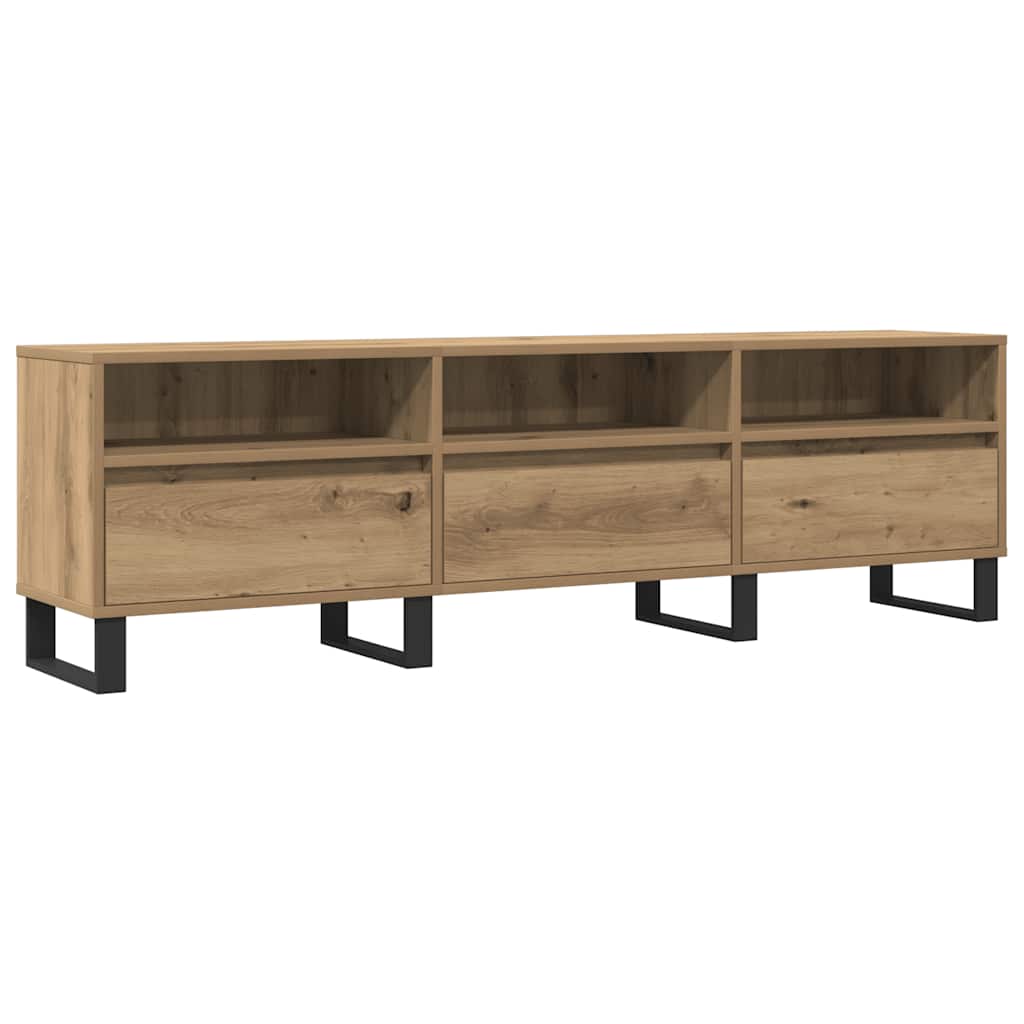 TV ormarić Artisan hrast 150x30x44,5 cm izrađeno drvo