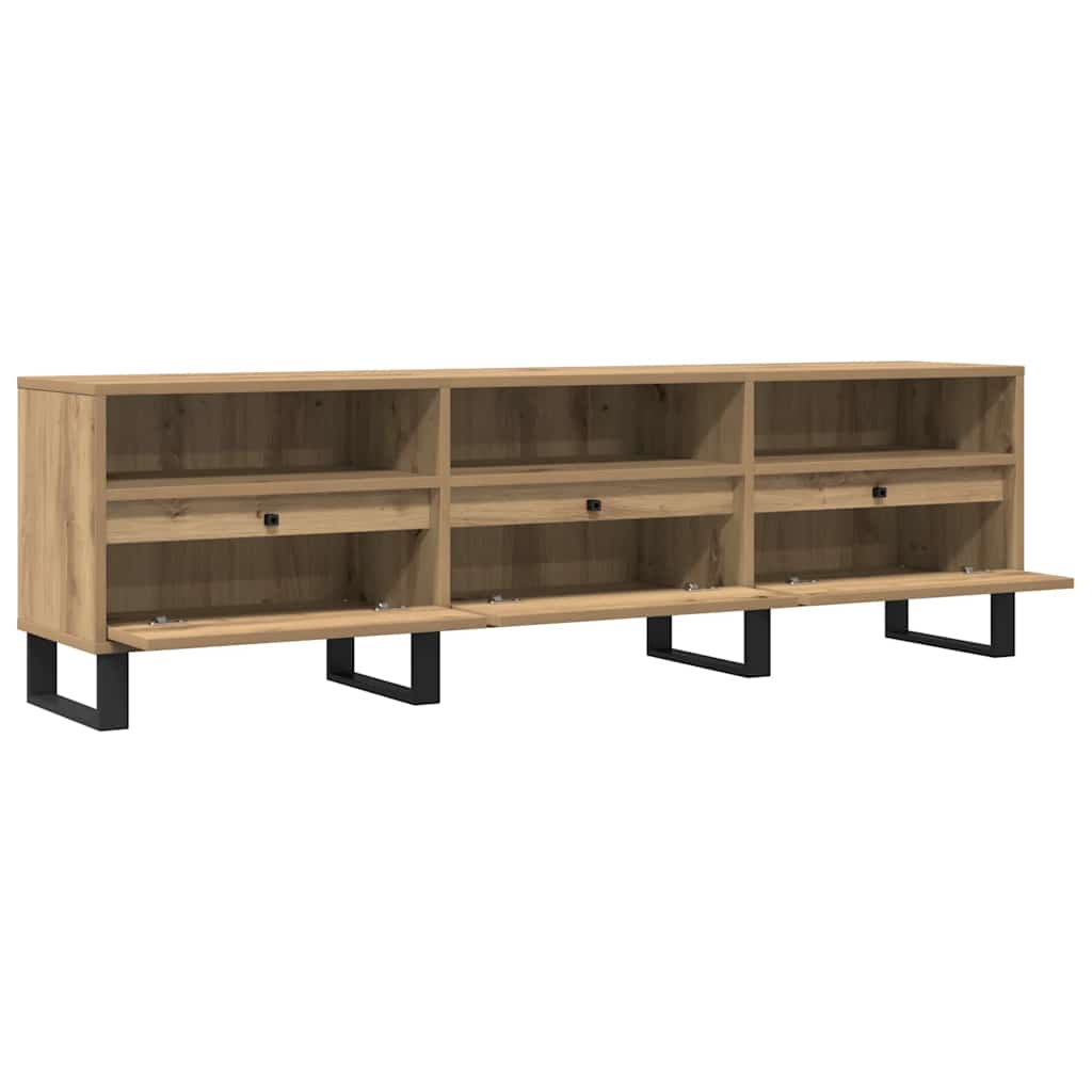 TV ormarić Artisan hrast 150x30x44,5 cm izrađeno drvo