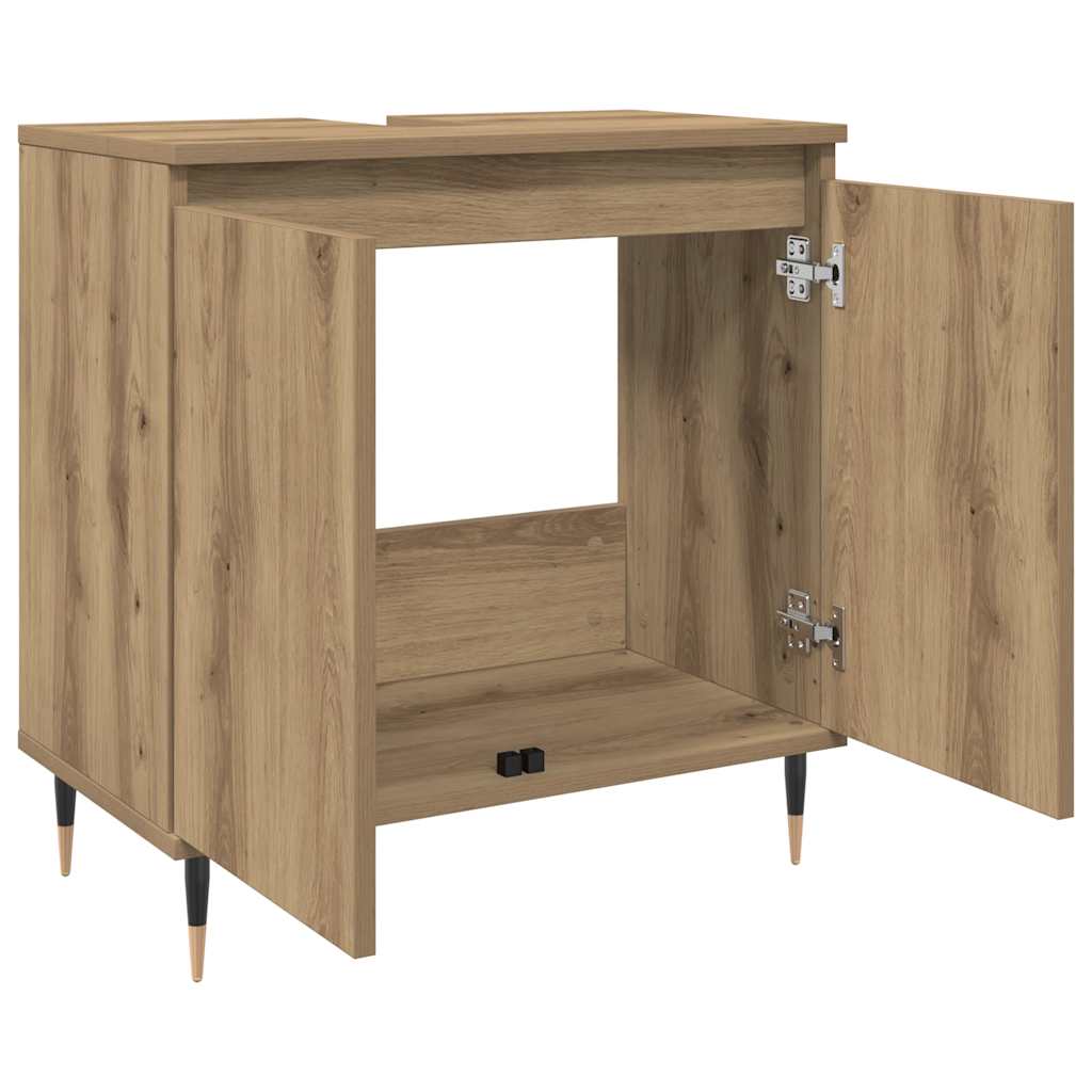 Kupaonski ormarić Artisan hrast 58x33x60 cm konstruirano drvo