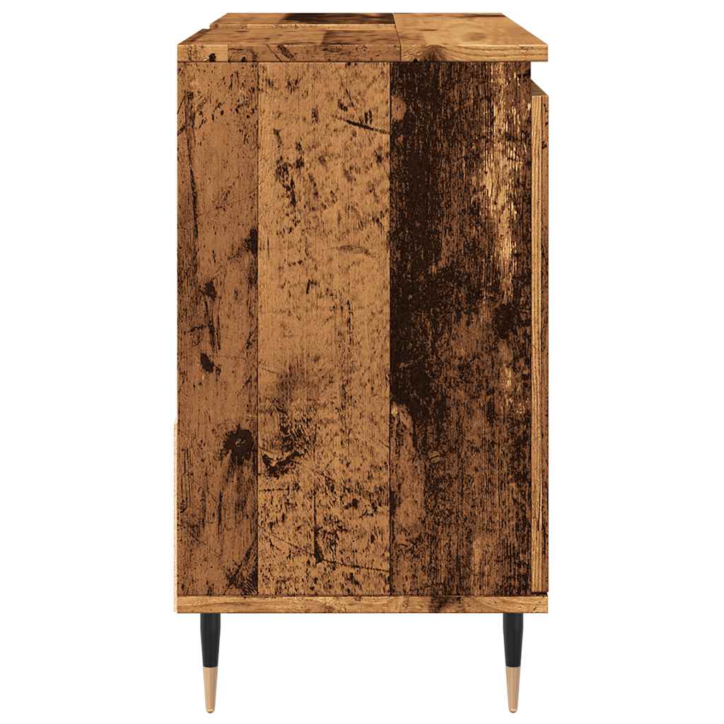 Kupaonski ormarić staro drvo 65x33x60 cm konstruirano drvo