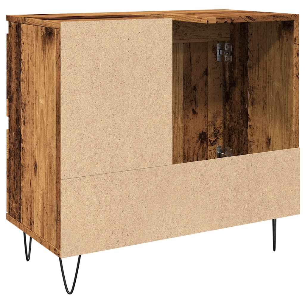 Kupaonski ormarić za umivaonik boja drva 65 x 33 x 60 cm drveni