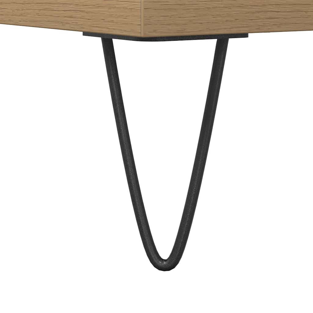 Kupaonski ormarić za umivaonik boja hrasta 65x33x60 cm drveni
