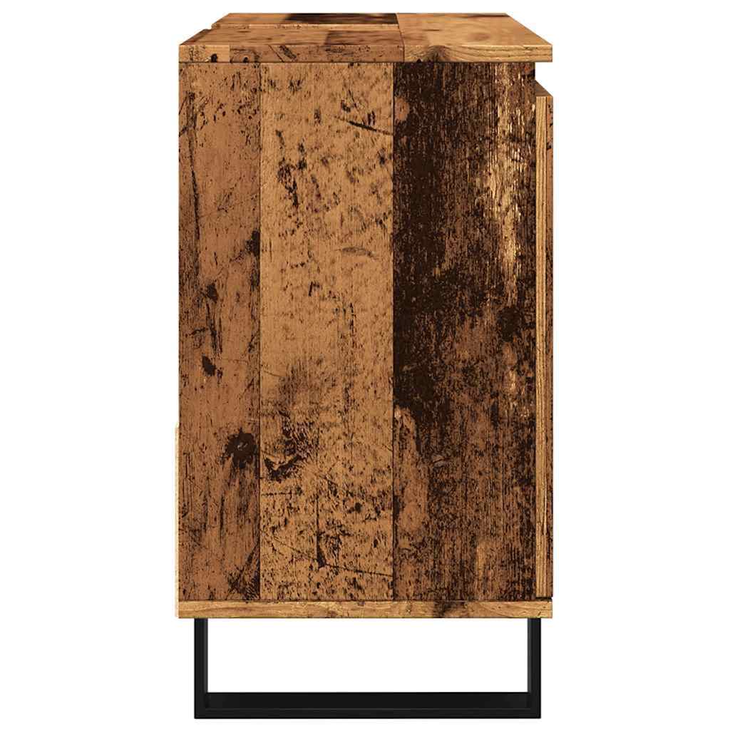 Kupaonski ormarić za umivaonik boja drva 65 x 33 x 60 cm drveni
