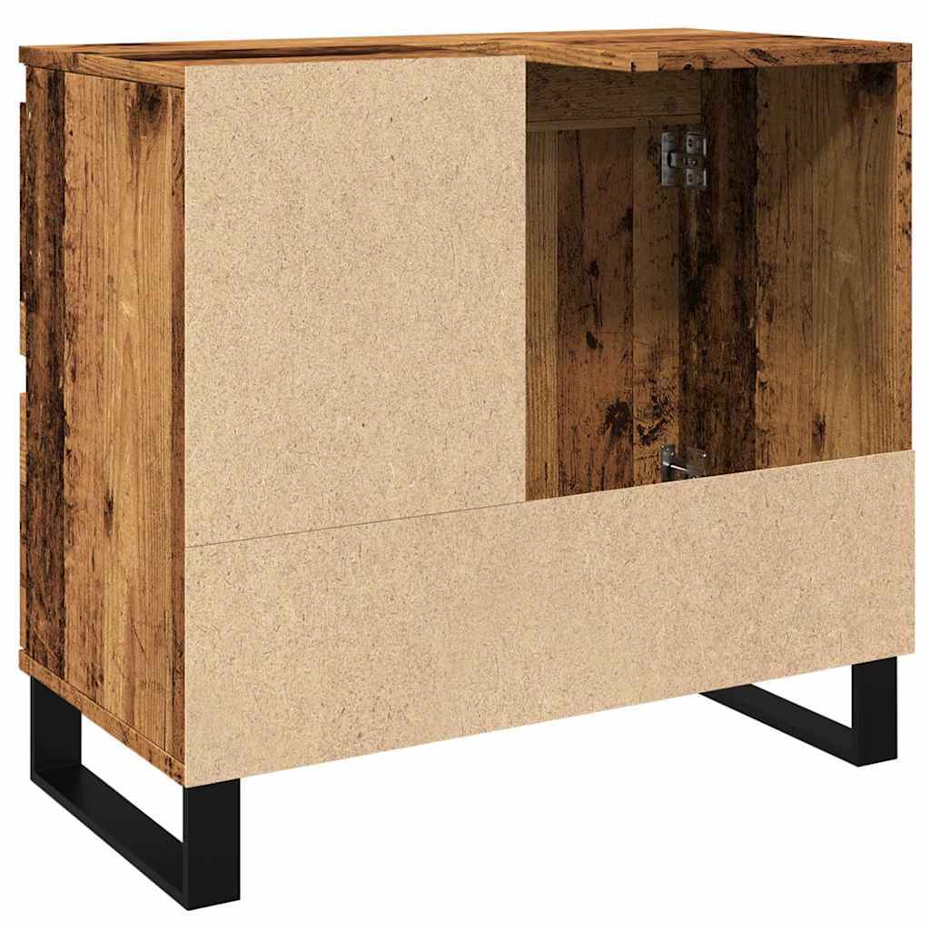 Kupaonski ormarić za umivaonik boja drva 65 x 33 x 60 cm drveni