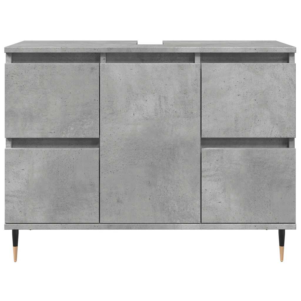 Kupaonski ormarić boja betona 80x33x60 cm od konstruiranog drva