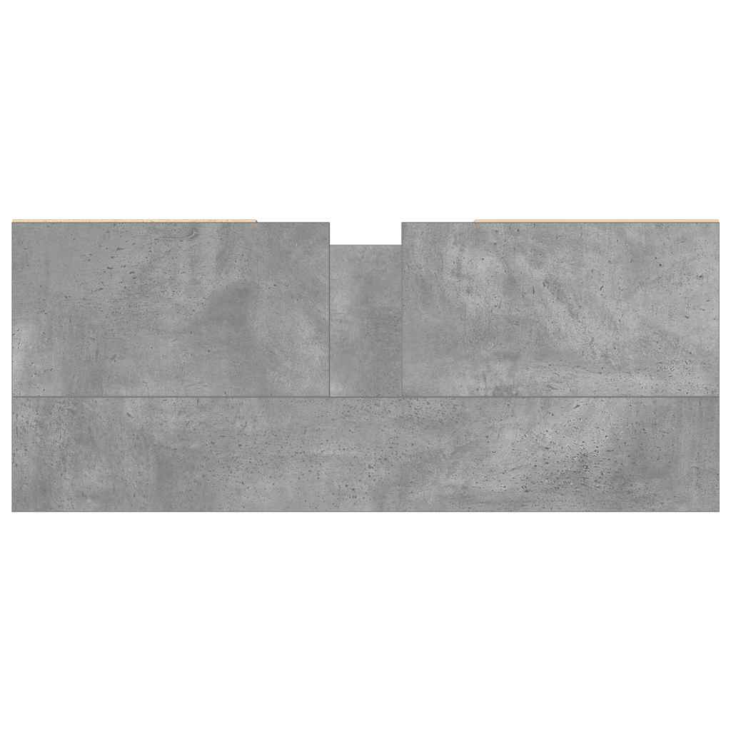 Kupaonski ormarić boja betona 80x33x60 cm od konstruiranog drva