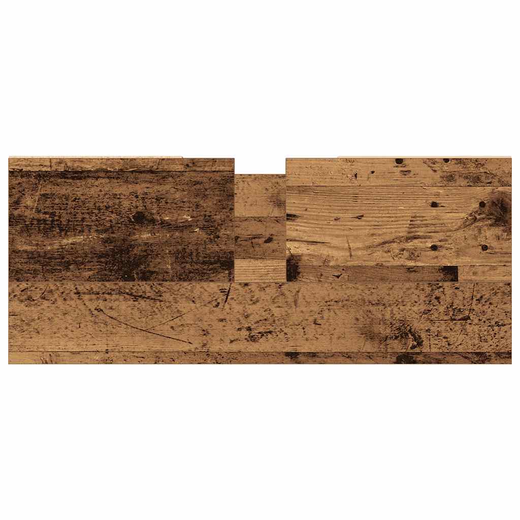 Kupaonski ormarić boja drva 80 x 33 x 60 cm konstruirano drvo