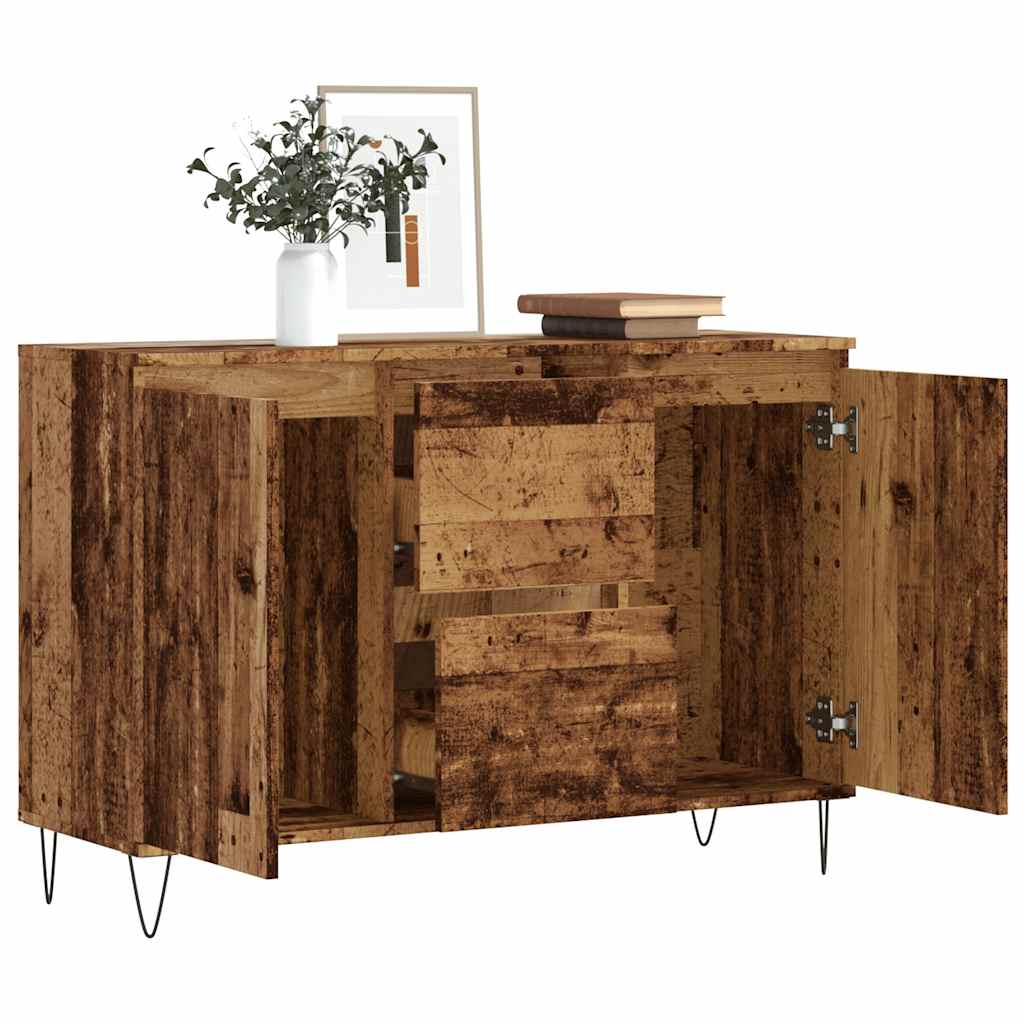 Komoda staro drvo 101,5x35x70 cm od konstruiranog drva