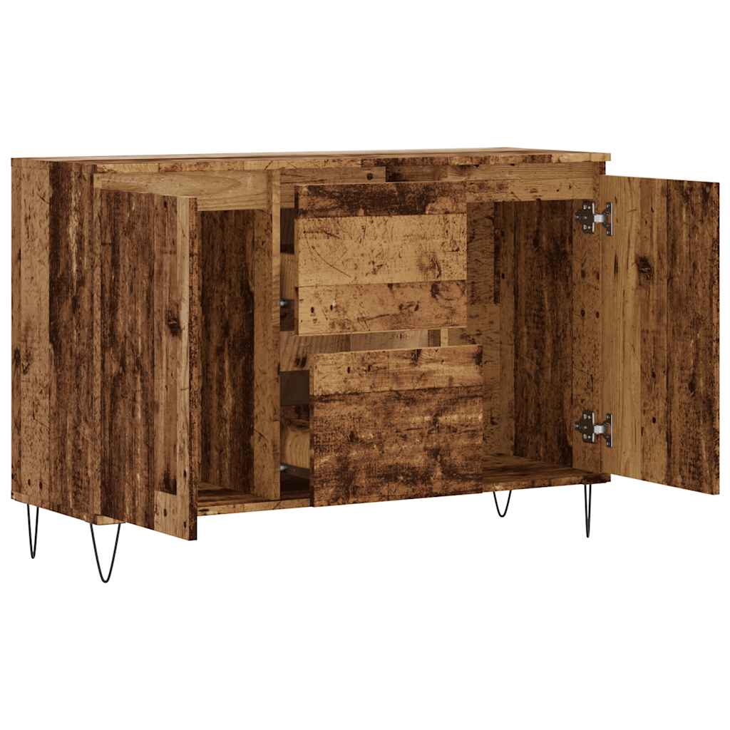 Komoda staro drvo 101,5x35x70 cm od konstruiranog drva