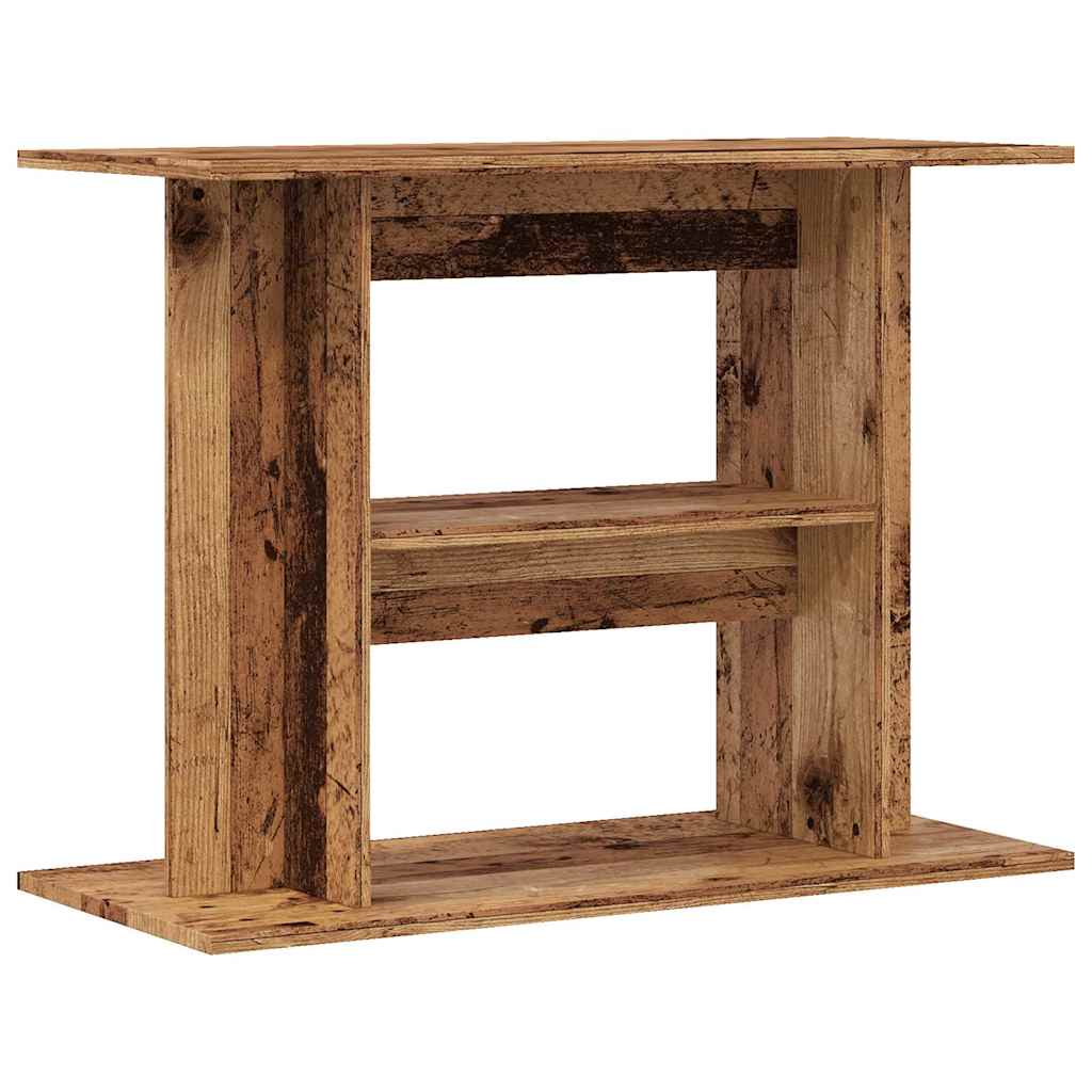 Stalak za akvarij Staro drvo 80x35x60 cm Konstruirano drvo