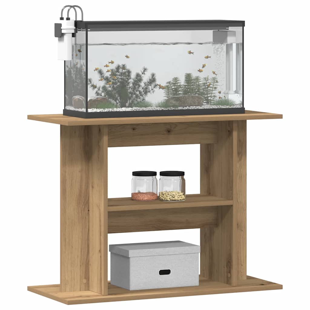 Stalak za akvarij Artisan hrast 80x35x60 cm Inženjersko drvo