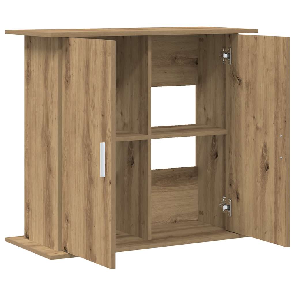 Stalak za akvarij Artisan hrast 81x36x73 cm Inženjersko drvo