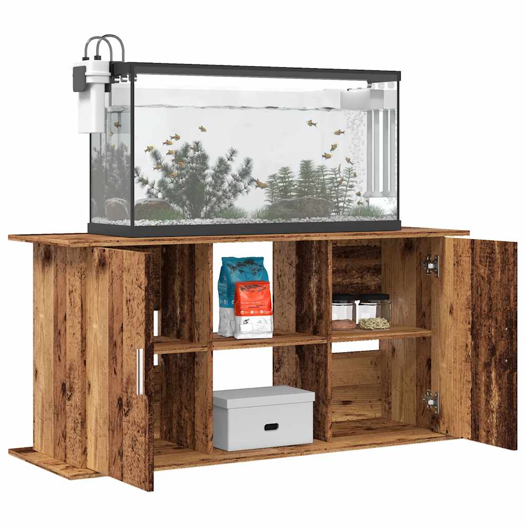 Stalak za akvarij staro drvo 121x41x58 cm od konstruiranog drva