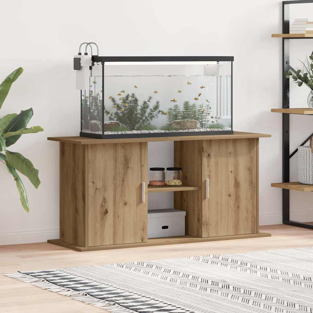 Stalak za akvarij Artisan hrast 121x41x58 cm Inženjersko drvo