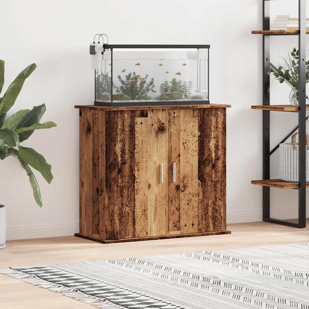Stalak za akvarij boja drva 81x36x73 cm od konstruiranog drva