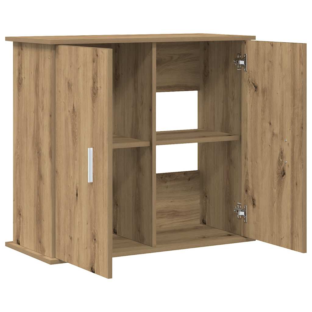 Stalak za akvarij Artisan hrast 81x36x73 cm Inženjersko drvo