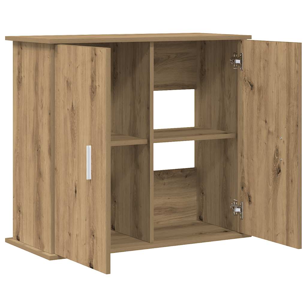 Stalak za akvarij Artisan hrast 81x36x73 cm Inženjersko drvo