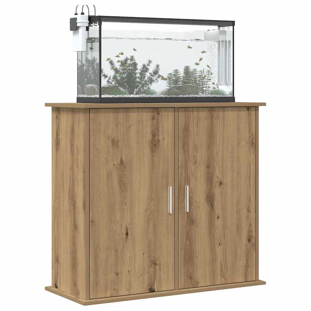 Stalak za akvarij Artisan hrast 81x36x73 cm Inženjersko drvo