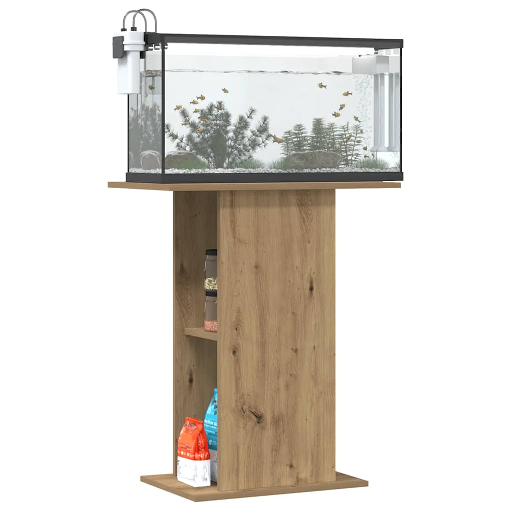 Stalak za akvarij Artisan hrast 36x60,5x72,5 cm Konstruirano drvo