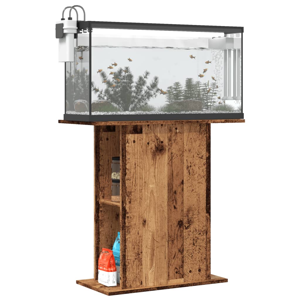 Stalak za akvarij Staro drvo 36x75x72,5 cm Konstruirano drvo
