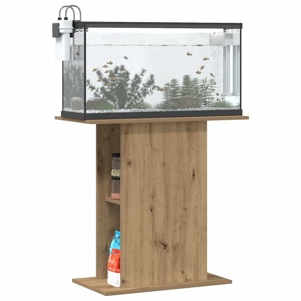 Stalak za akvarij Artisan hrast 36x75x72,5 cm Konstruirano drvo