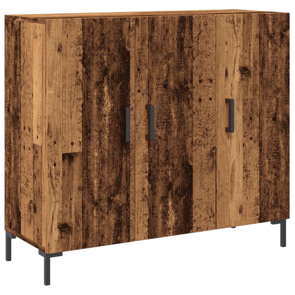 Komoda boja starog drva 90 x 34 x 80 cm od konstruiranog drva