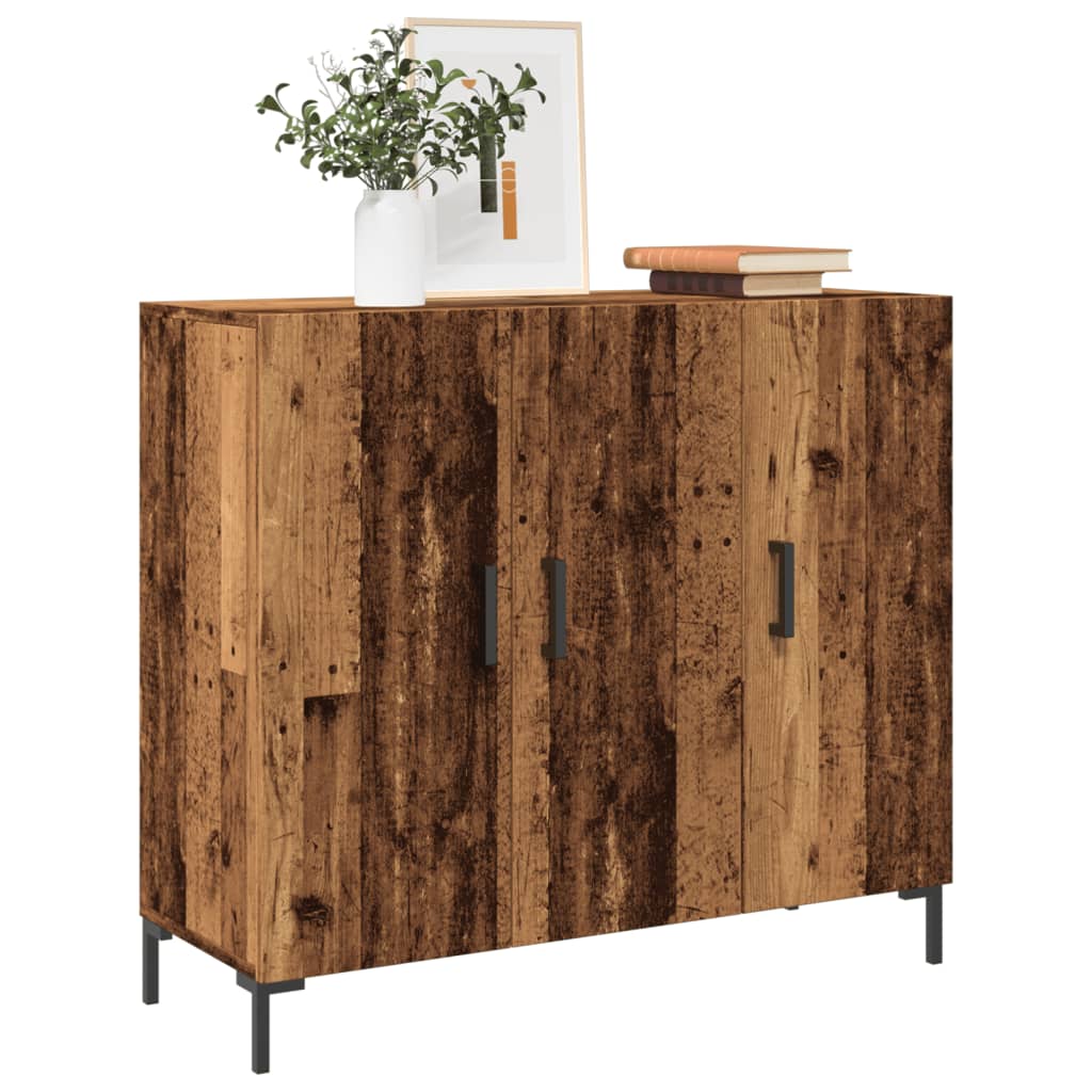 Komoda boja starog drva 90 x 34 x 80 cm od konstruiranog drva