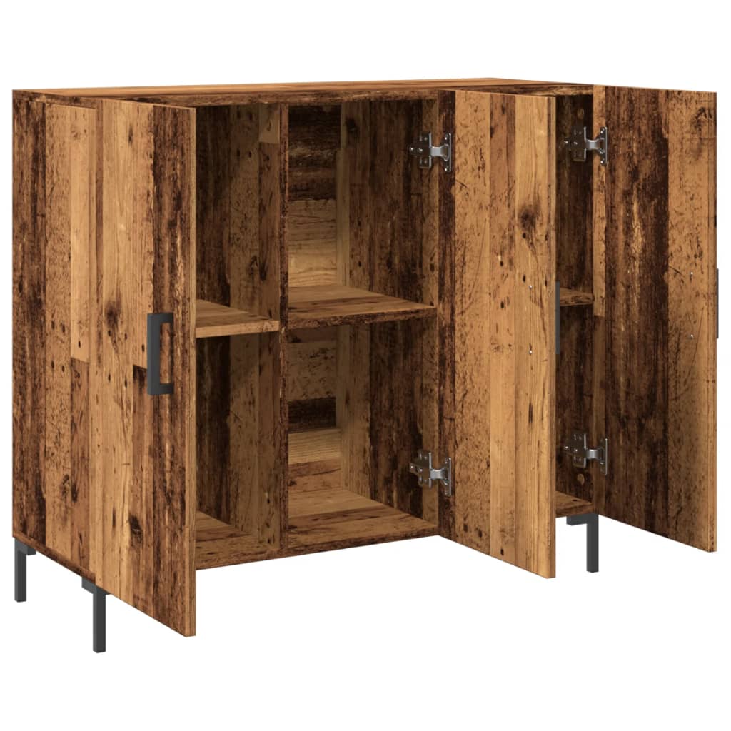 Komoda boja starog drva 90 x 34 x 80 cm od konstruiranog drva