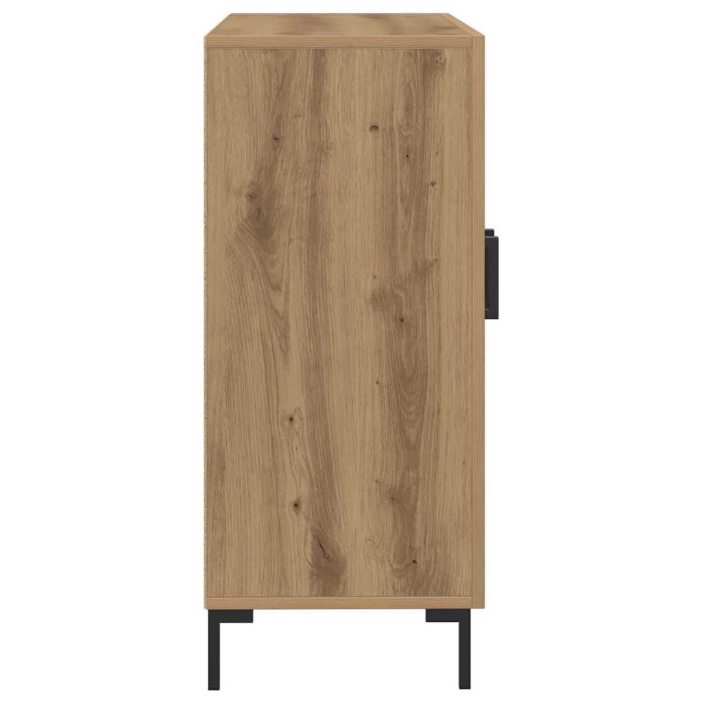 Komoda boja hrasta artisana 90 x 34 x 80 cm konstruirano drvo