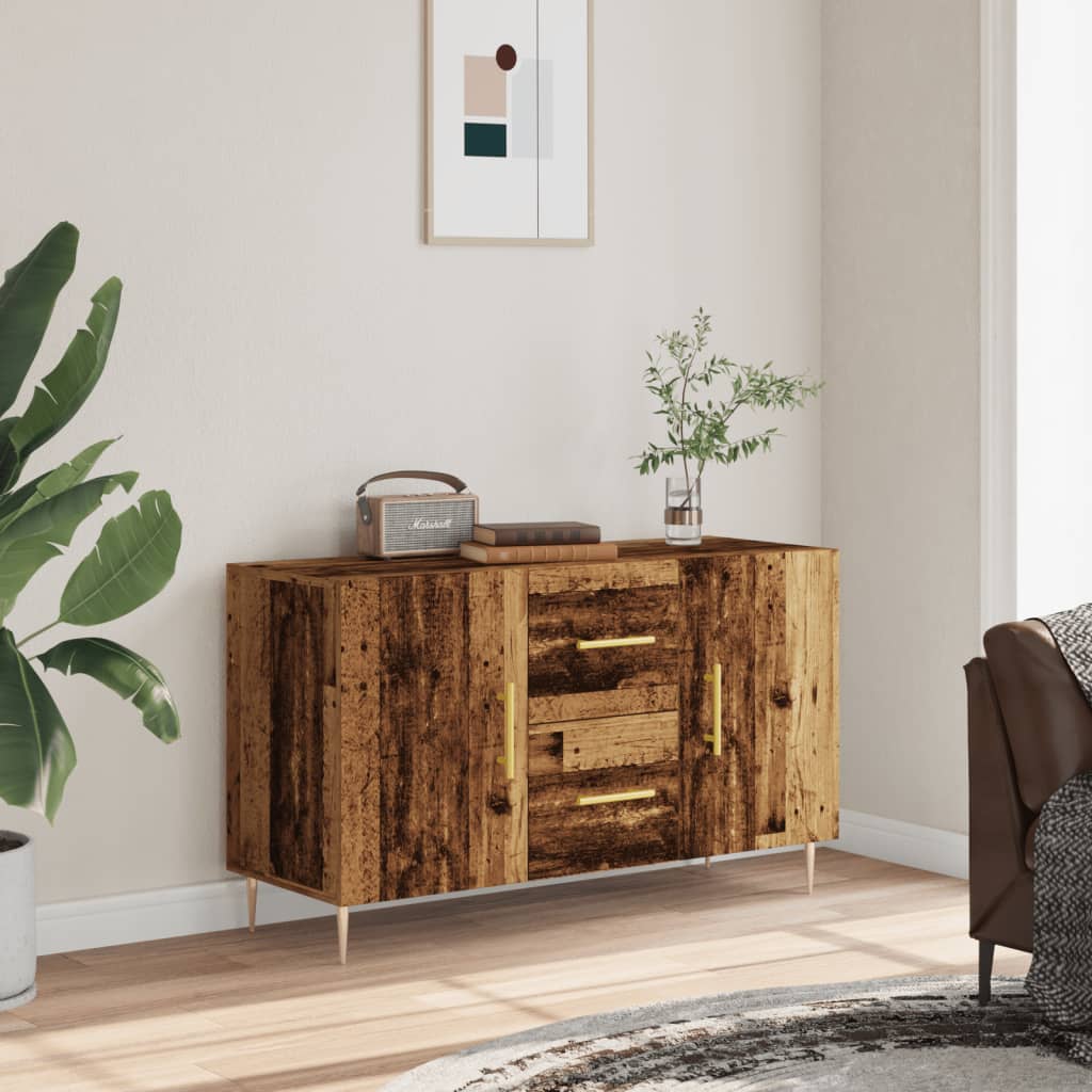 Komoda boja starog drva 100 x 36 x 60 cm od konstruiranog drva