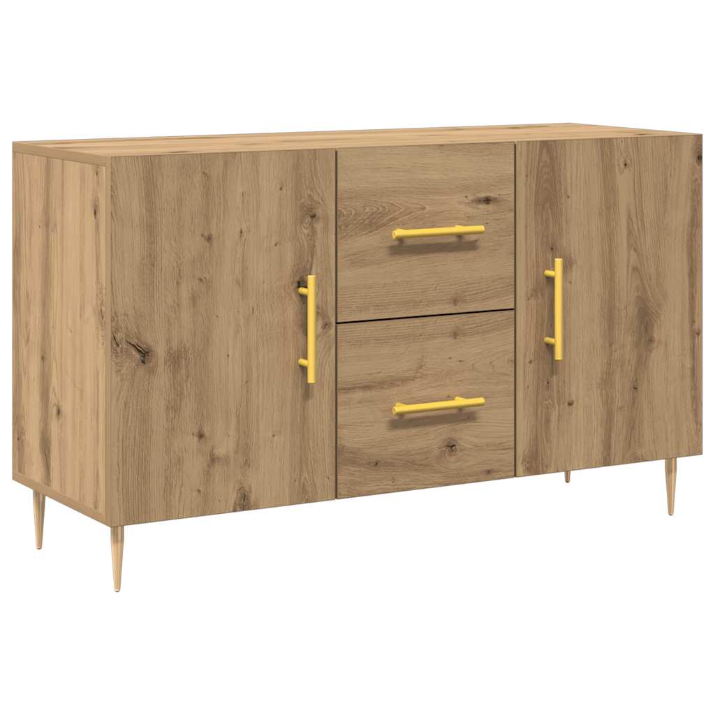 Komoda boja hrasta artisan 100 x 36 x 60 cm konstruiranog drva