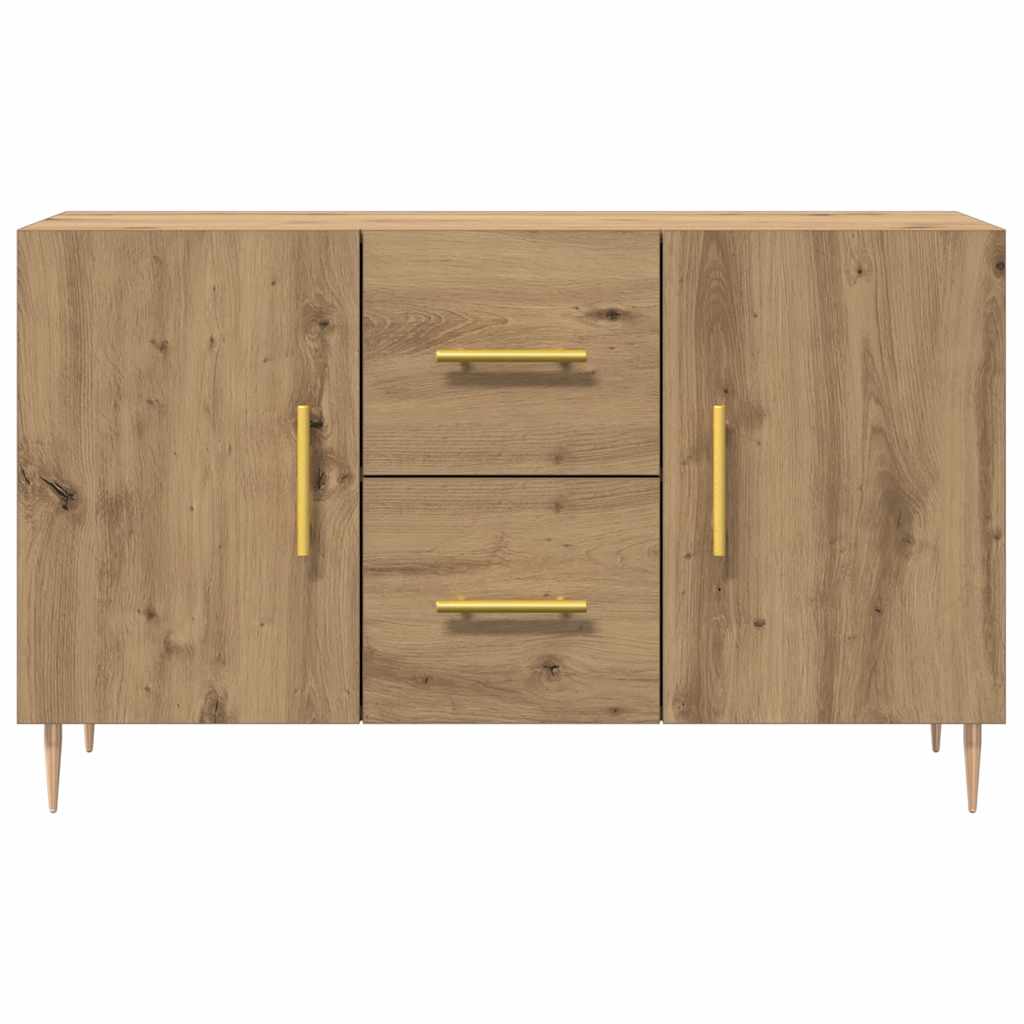 Komoda boja hrasta artisan 100 x 36 x 60 cm konstruiranog drva