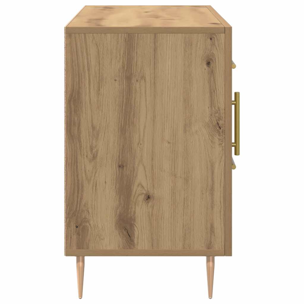 Komoda boja hrasta artisan 100 x 36 x 60 cm konstruiranog drva