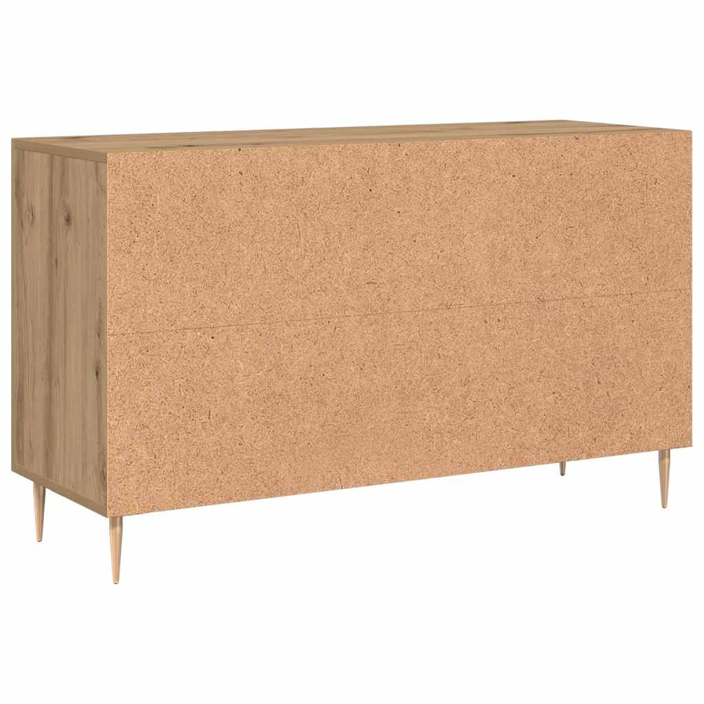 Komoda boja hrasta artisan 100 x 36 x 60 cm konstruiranog drva