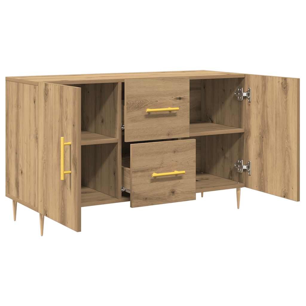 Komoda boja hrasta artisan 100 x 36 x 60 cm konstruiranog drva