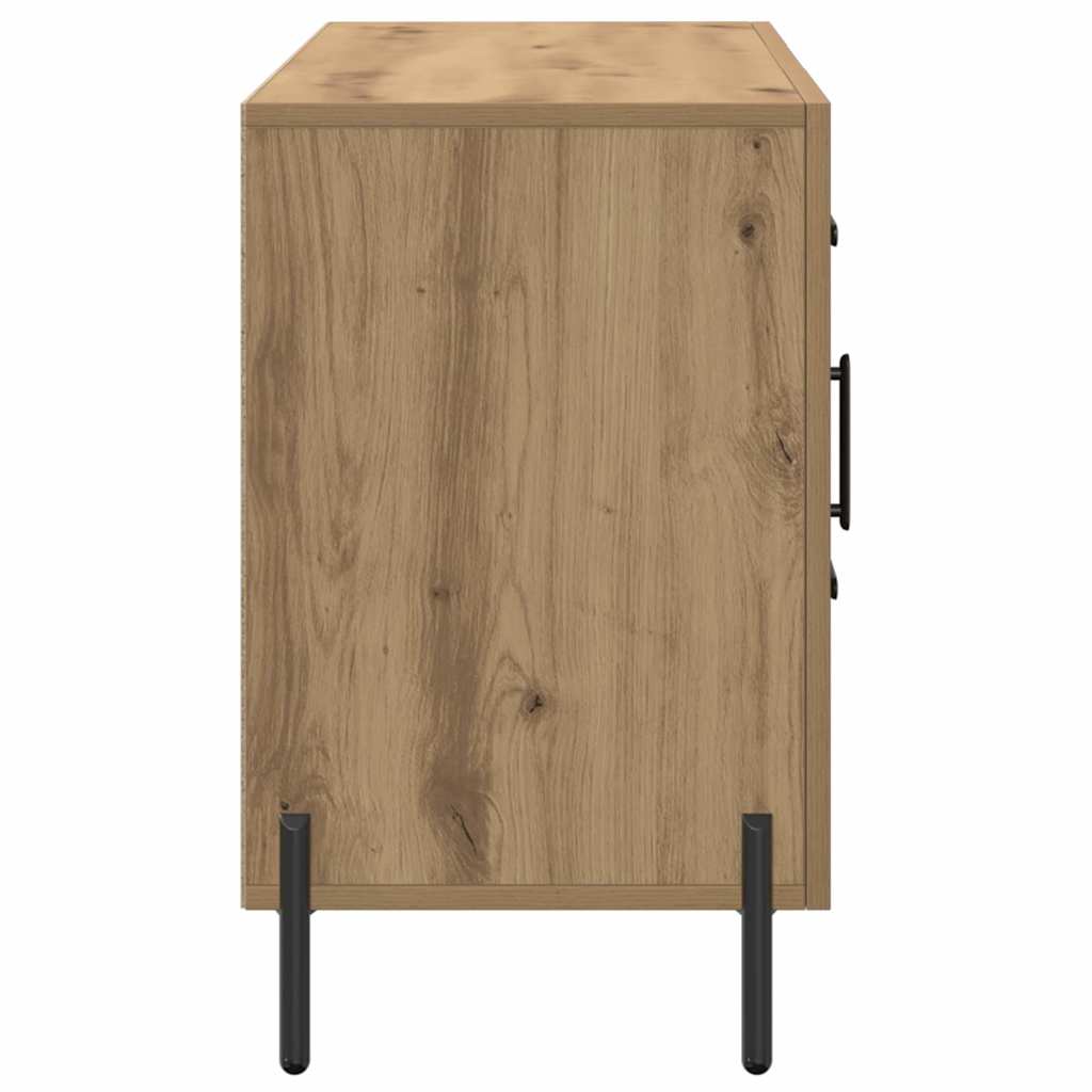 Komoda boja hrasta artisan 100 x 36 x 60 cm konstruiranog drva