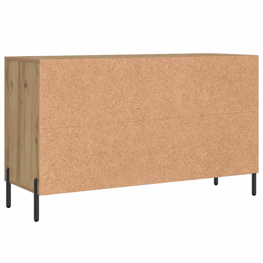 Komoda boja hrasta artisan 100 x 36 x 60 cm konstruiranog drva