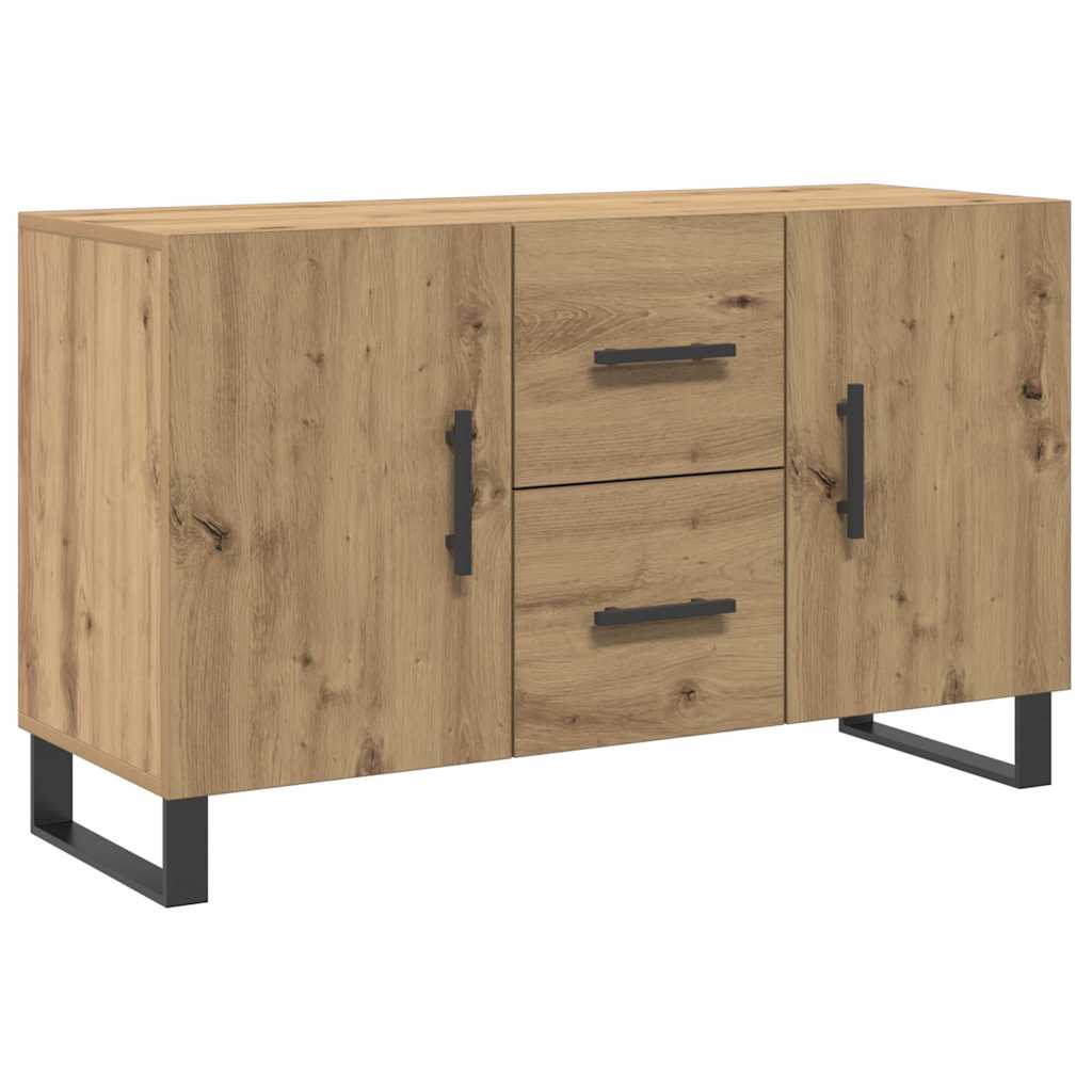 Komoda boja hrasta artisan 100 x 36 x 60 cm konstruiranog drva