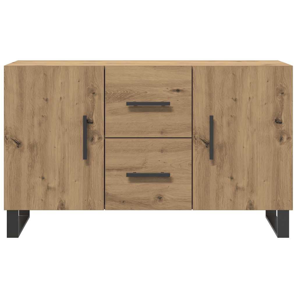 Komoda boja hrasta artisan 100 x 36 x 60 cm konstruiranog drva